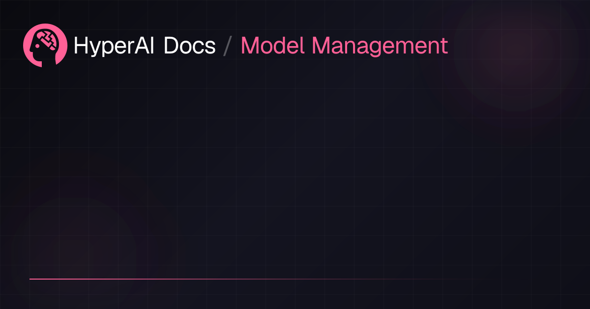 Model Management